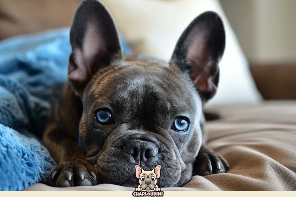 Bouledogue Francais Gris Bleu