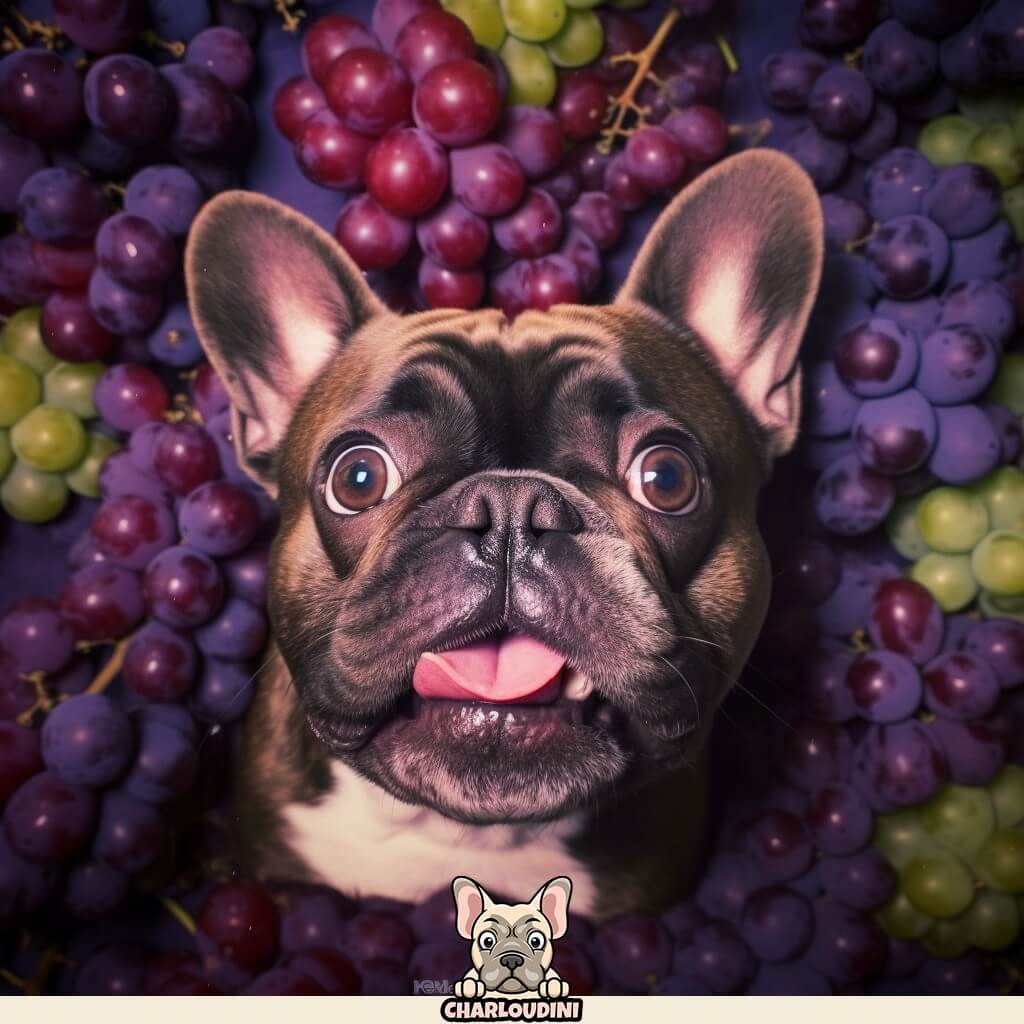 bulldog francais raisin